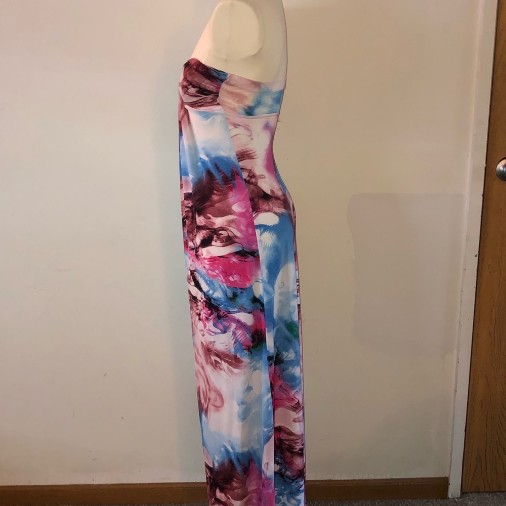 Strapless maxi dress - Picture 4 of 4